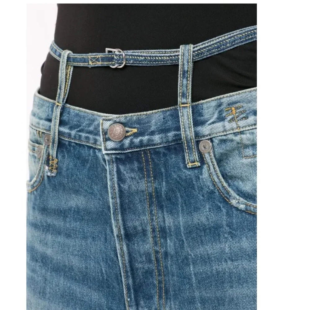 NWT R13 Ollie Straight Leg Jeans Size 26 - Picture 4 of 14